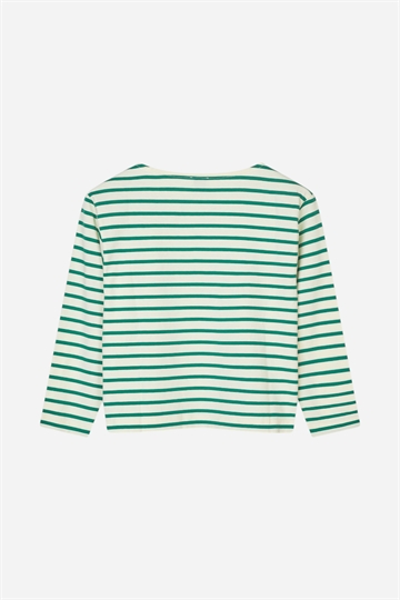 Mads Nørgaard Soft Telli Tee - Vanilla Ice / Verdant Green